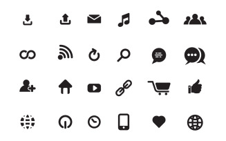 Communication icon template vector illustration v.4