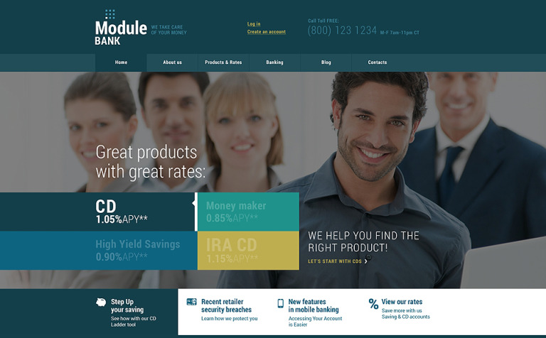Accounting Website Bootstrap WordPress Template Big Screenshot Accounting Website Responsive WordPress Theme New Screenshots BIG