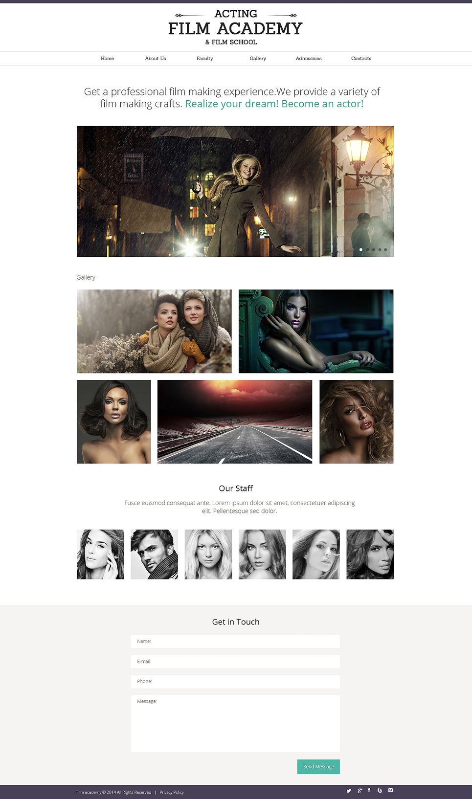 Career Education Responsive Website Template New Screenshots BIG
