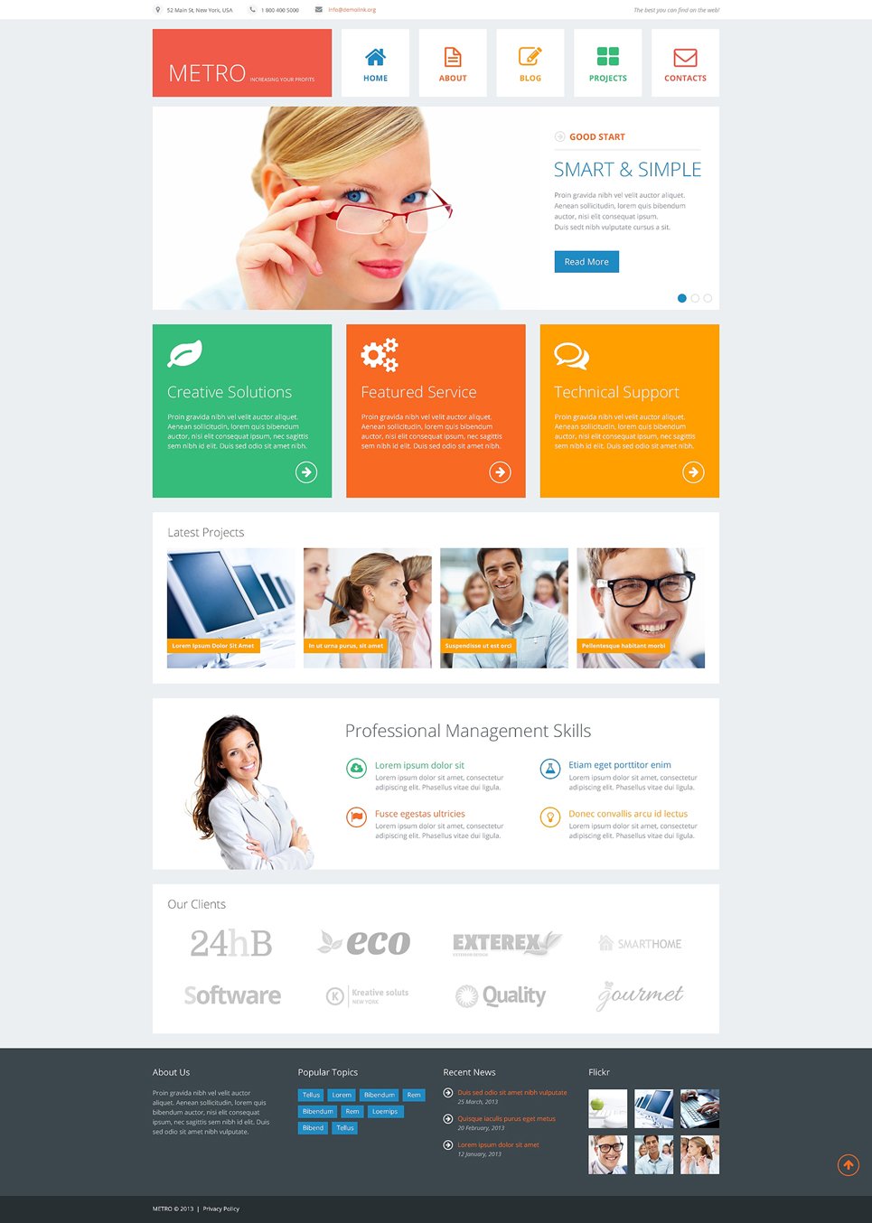 Financial Advisor Drupal Template New Screenshots BIG