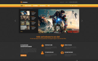 Movie Responsive Joomla Template