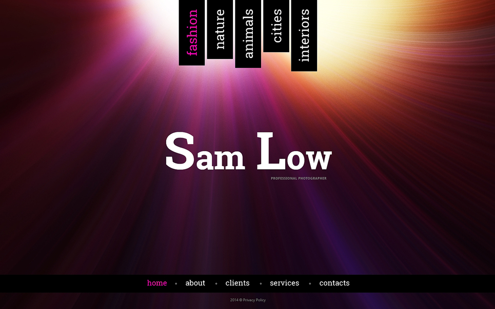 Photographer Portfolio Website Template New Screenshots BIG