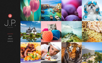 Photographer Portfolio Website Template