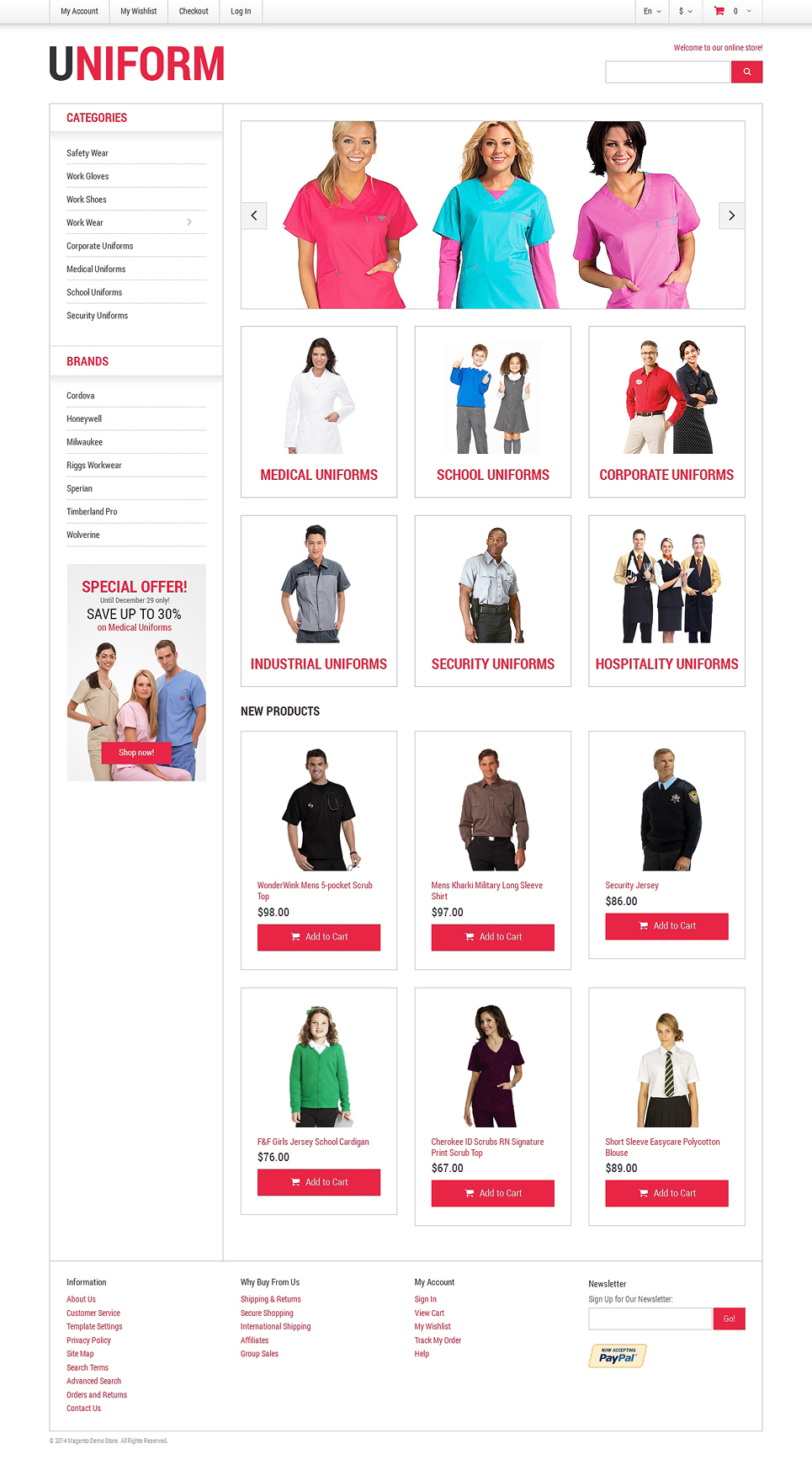 Security Responsive Magento Theme New Screenshots BIG