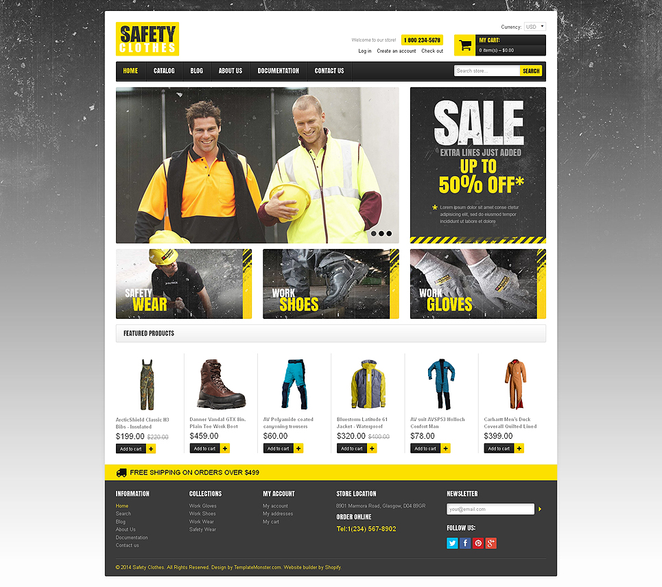 Security Responsive Shopify Theme New Screenshots BIG