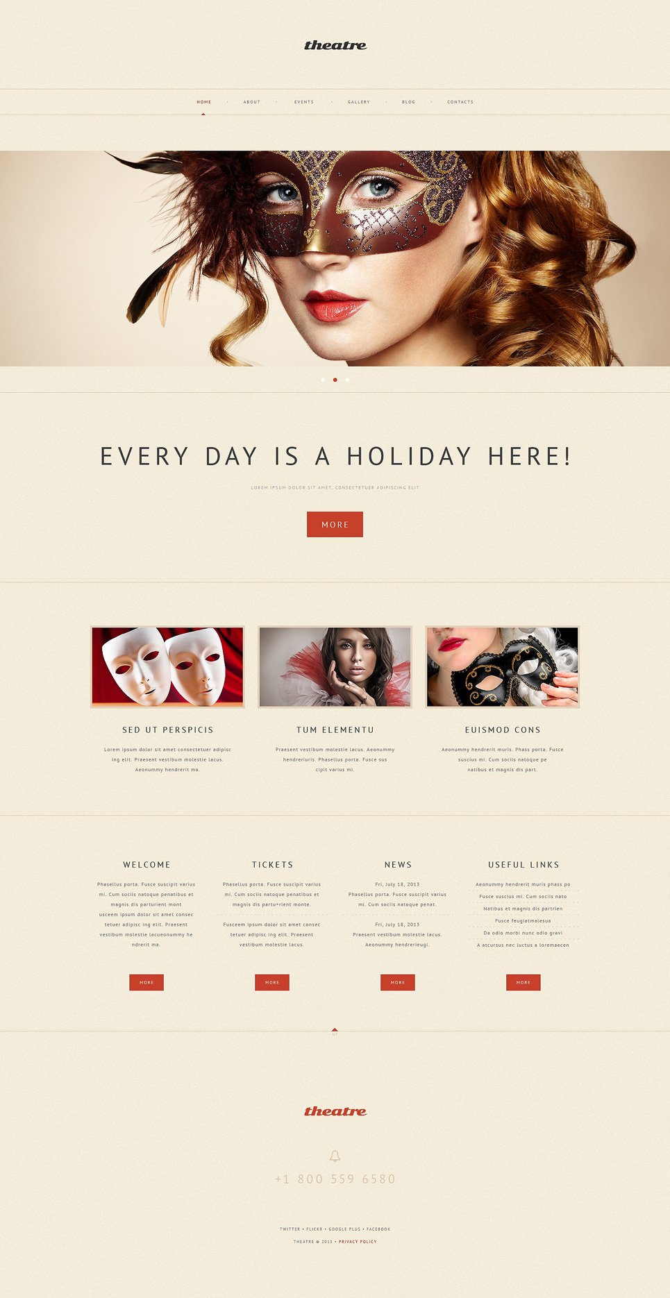 Theater Responsive WordPress Theme New Screenshots BIG