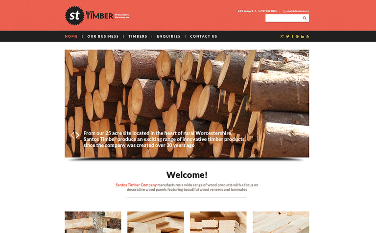 Timber Bootstrap Website Template Big Screenshot Timber Responsive Website Template New Screenshots BIG
