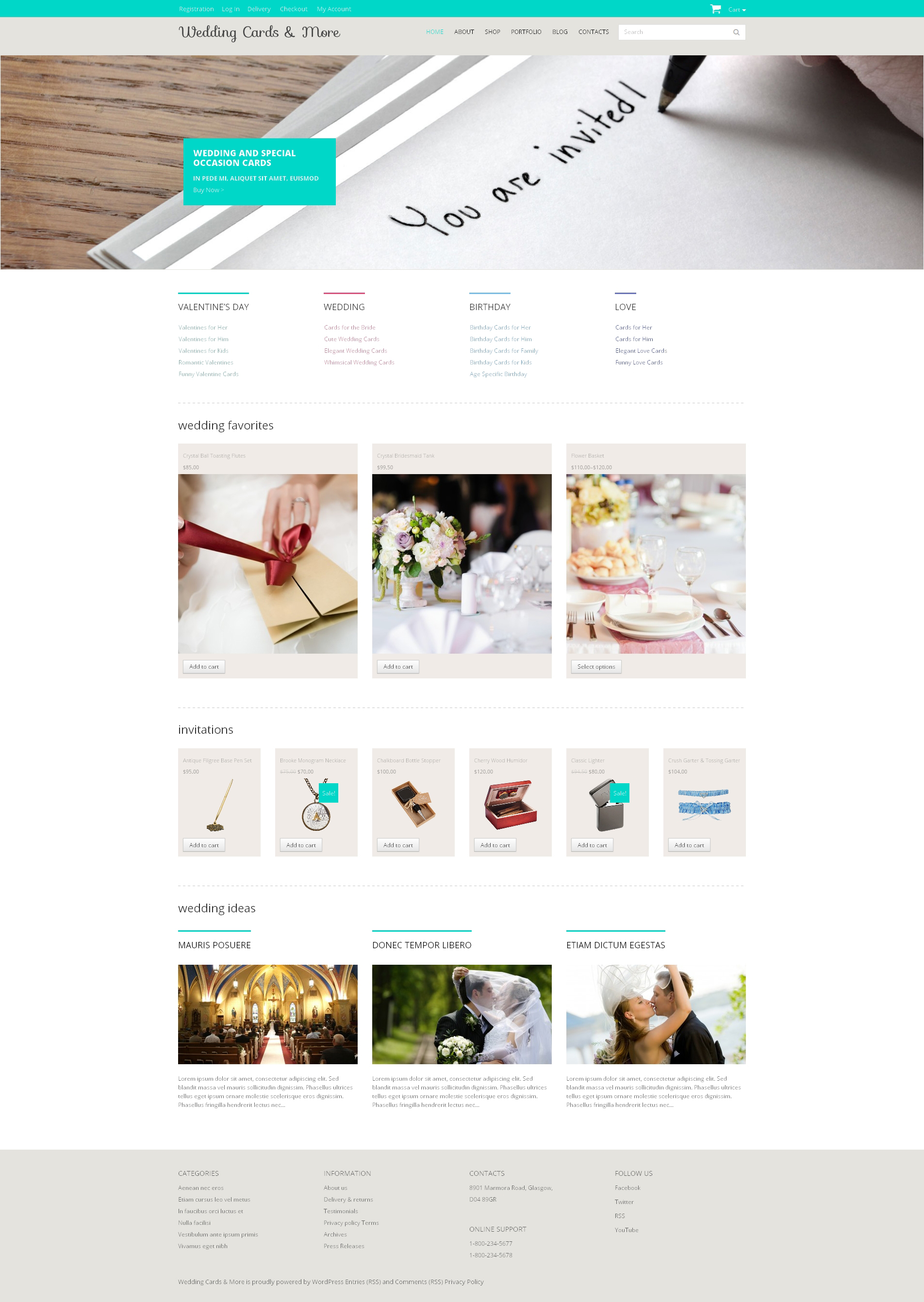 Wedding Shop Responsive WooCommerce Theme