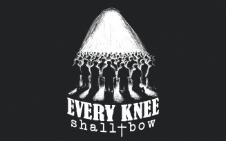 Every Knee Shall Bow PNG, He Is Risen png, Christian Easter Digital Download, Bible Verse PNG,