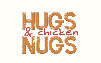 Hugs and Chicken Nugs PNG Digital Download, Commercial Use, Funny Cute Sublimation Design, Kids