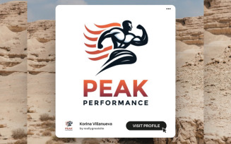 Bold and Customizable Fitness Logo for Wellness and Health Businesses