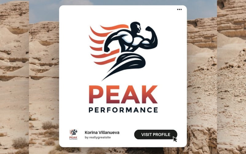 Bold and Customizable Fitness Logo for Wellness and Health Businesses Logo Template