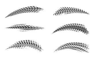 Fast Track Tire Race concept design illustration template v.1