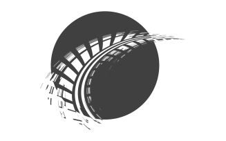 Fast Track Tire Race concept design illustration template v.9