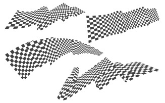 Race flag speed faster concept design illustration template v.13