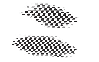 Race flag speed faster concept design illustration template v.3