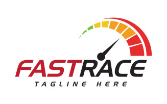 Fast Speedometer vector illustration icon design v.1