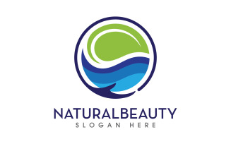 Leaf ecology nature vegan concept element vector v.1