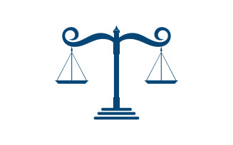 Justice law firm icon Logo Template vector illustration design v.11