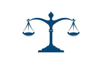 Justice law firm icon Logo Template vector illustration design v.12