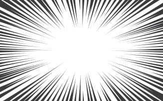 Speed Lines Comic Book Design Element Vector Illustration v.16