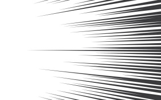 Speed Lines Comic Book Design Element Vector Illustration v.17