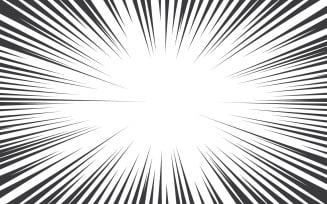 Speed Lines Comic Book Design Element Vector Illustration v.18