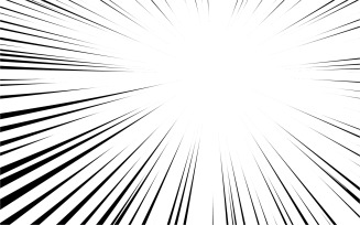 Speed Lines Comic Book Design Element Vector Illustration v.20