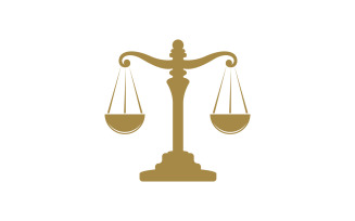 Justice law firm icon Logo Template vector illustration design v.18