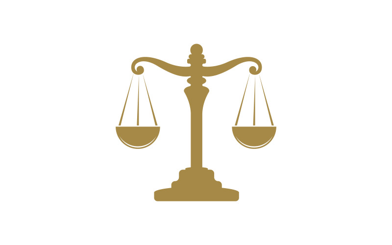 Justice law firm icon Logo Template vector illustration design v.18