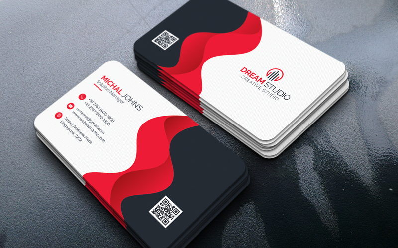 Business Card Templates Corporate Identity Template v306