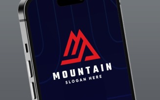 Letter M - Mountain Logo