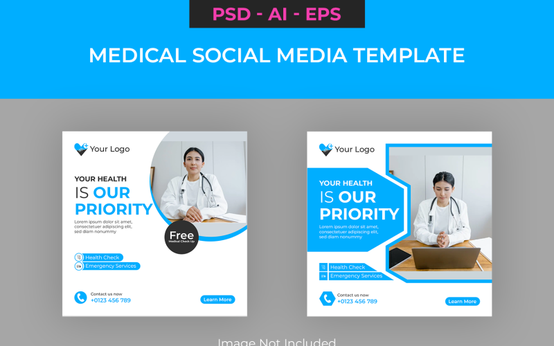 Medical Social Media Template 6