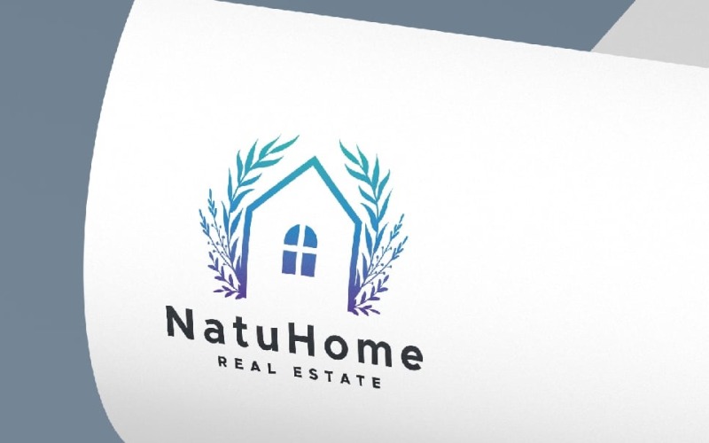 Nature Home Real Estate Logo Logo Template