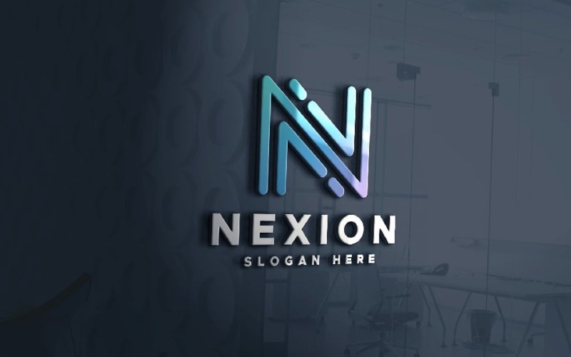 Nexion Letter N Professional Logo Logo Template