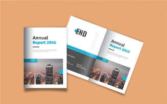 Annual report brochure design, financial report or business report brochure design