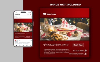 Valentine Day Social Media Post Template 3