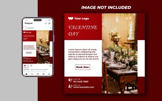 Valentine Day Social Media Post Template 5