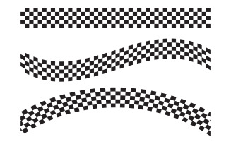 Race flag faster concept design illustration template v.12