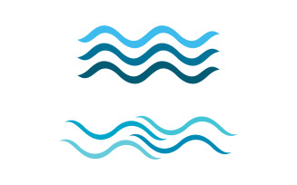 Water wave splash water drop icon vector illustration design v.1