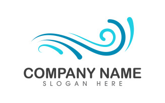 Water wave splash water drop icon vector illustration design v.25