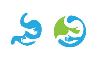 Stomach medical care icon designs vector illustration v.4