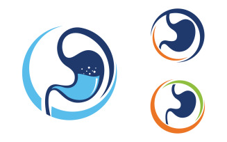 Stomach medical care icon designs vector illustration v.8