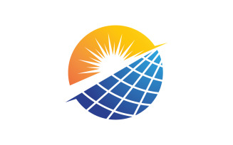 Sun Solar Energy vector icon illustration template v.12