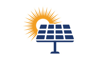 Sun Solar Energy vector icon illustration template v.3