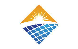 Sun Solar Energy vector icon illustration template v.4