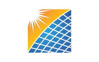Sun Solar Energy vector icon illustration template v.8
