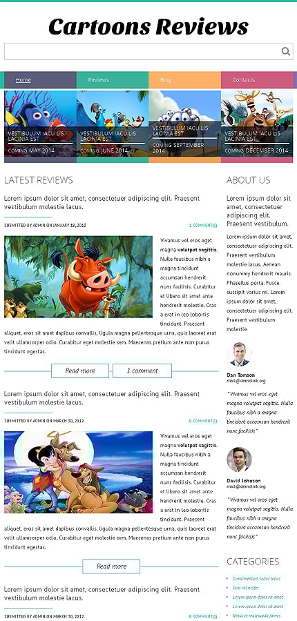 Tablet Layout