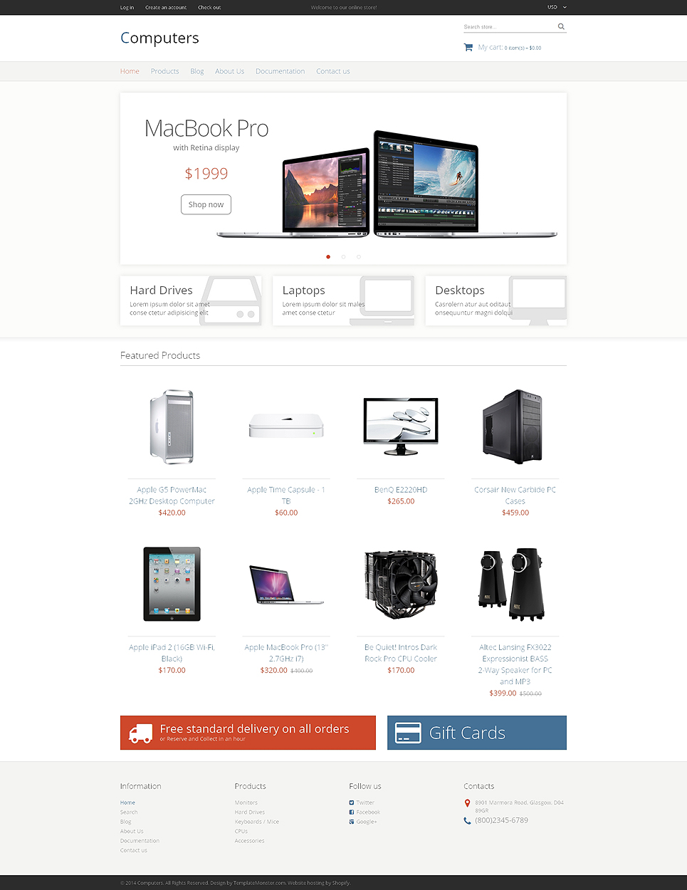 Computer Store Responsive Shopify Theme New Screenshots BIG