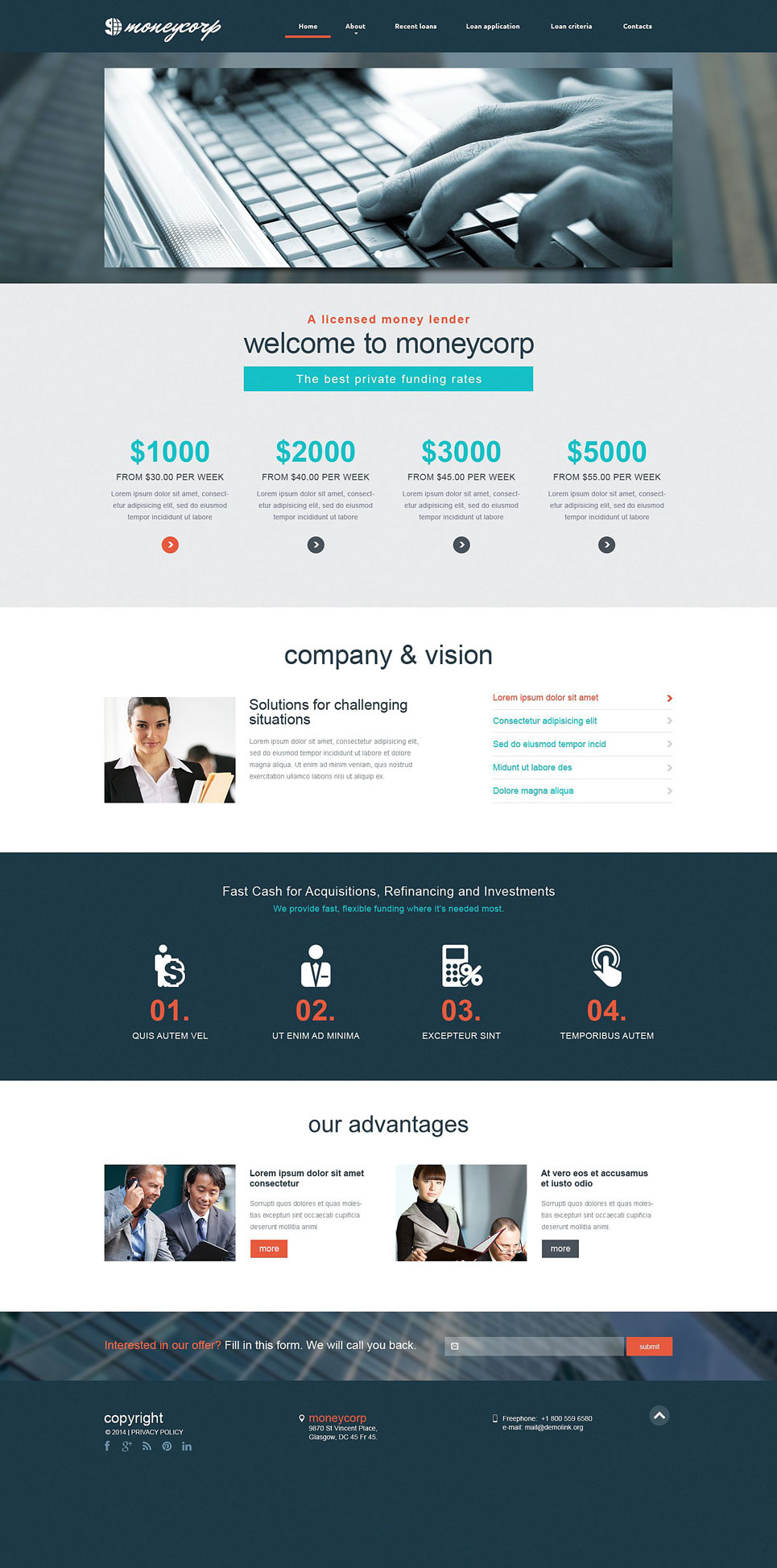 Financial Advisor Responsive Website Template New Screenshots BIG